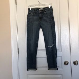 women’s zara blue jeans size 0